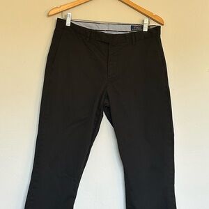 Polo by Ralph Lauren Men's Classic Black Chinos Stretch Straight Fit 32/32